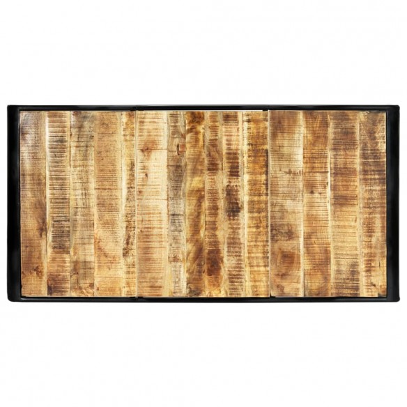 Table de salle à manger 180x90x76 cm Bois de manguier brut Table de salle à manger 180x90x76 cm Bois de manguier brut