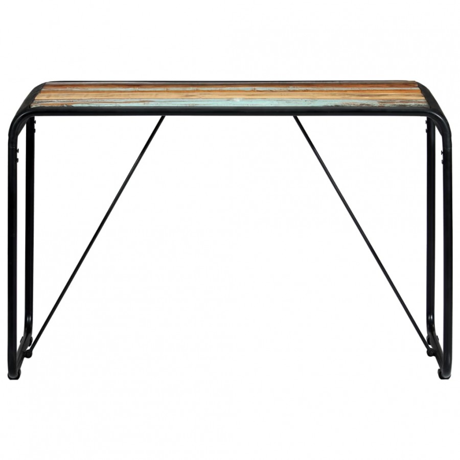 Table de salle à manger 118x60x76cm Bois de récupération massif