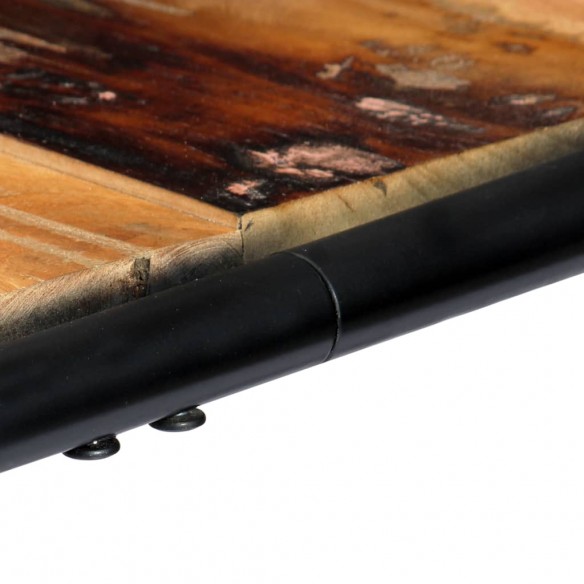 Table de salle à manger 118x60x76cm Bois de récupération massif