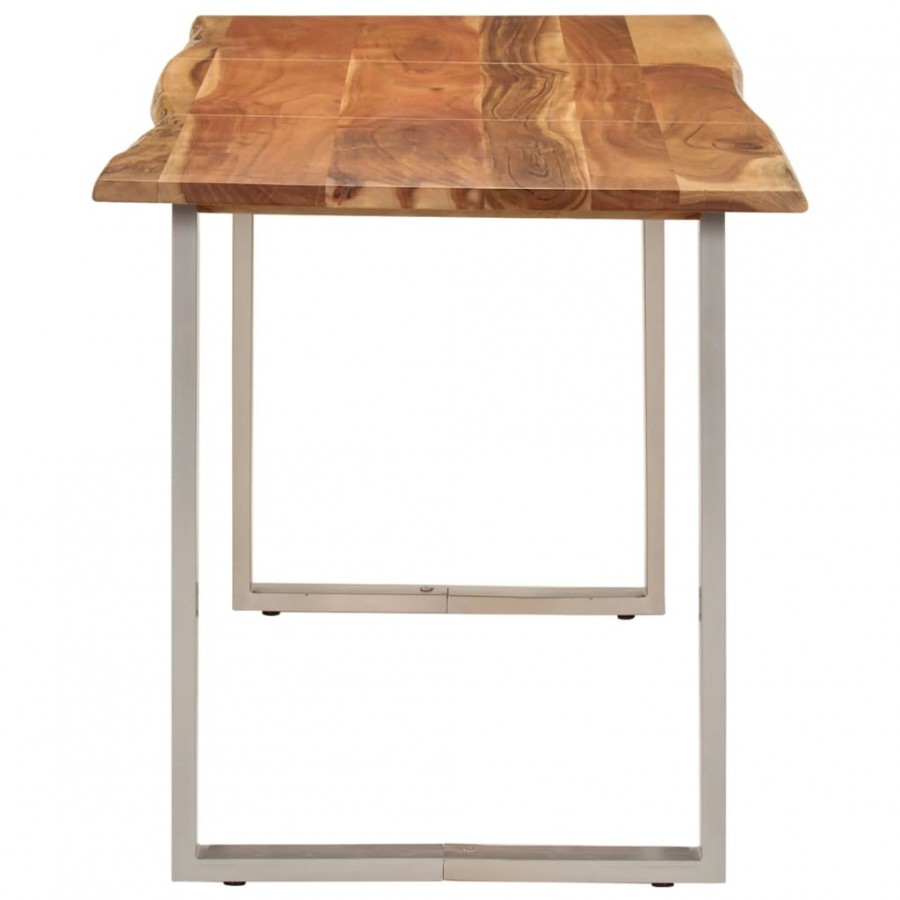 Table à dîner 140x70x76 cm Bois d'acacia solide