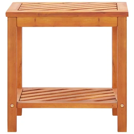 Table d'appoint Bois d'acacia massif 45 x 33 x 45 cm 2