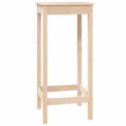 Table de bar 50x50x110 cm bois massif de pin 2