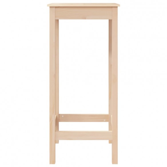 Table de bar 50x50x110 cm bois massif de pin Table de bar 50x50x110 cm bois massif de pin