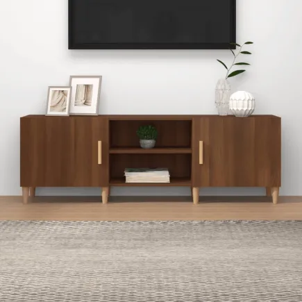 Meuble TV Chêne marron 150x30x50 cm