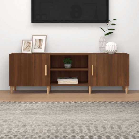 Meuble TV Chêne marron 150x30x50 cm 