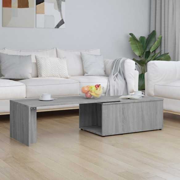 Table basse Sonoma gris 150x50x35 cm 