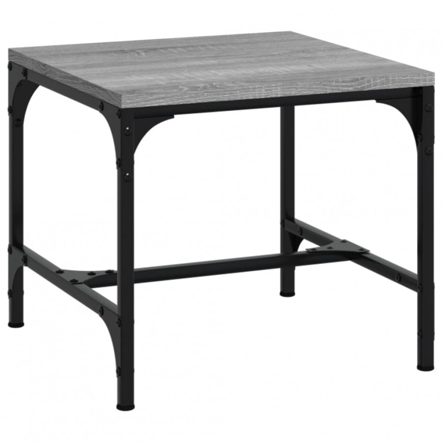 Table d'appoint Sonoma gris 40x40x35 cm 