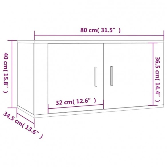 Ensemble de meubles TV 3 pcs Blanc 