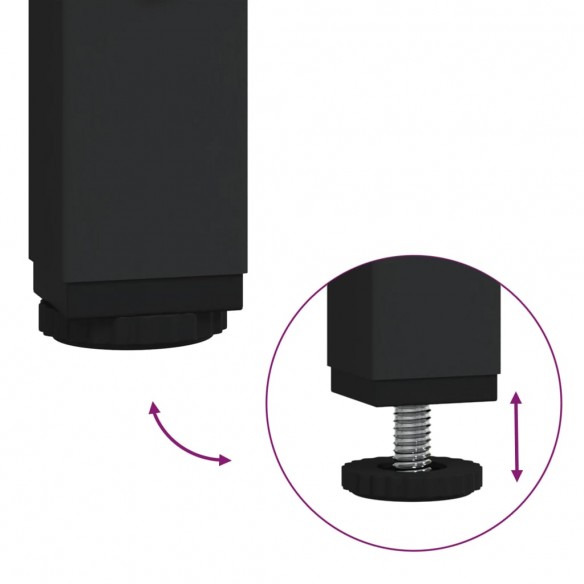 Tables d'appoint 2 pcs Noir  Tables d'appoint 2 pcs Noir