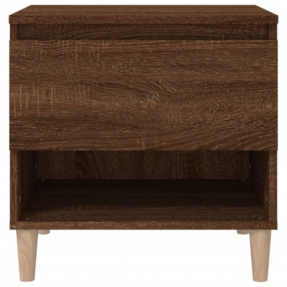 Table de chevet Chêne brun 50x46x50 cm  Table de chevet Chêne brun 50x46x50 cm