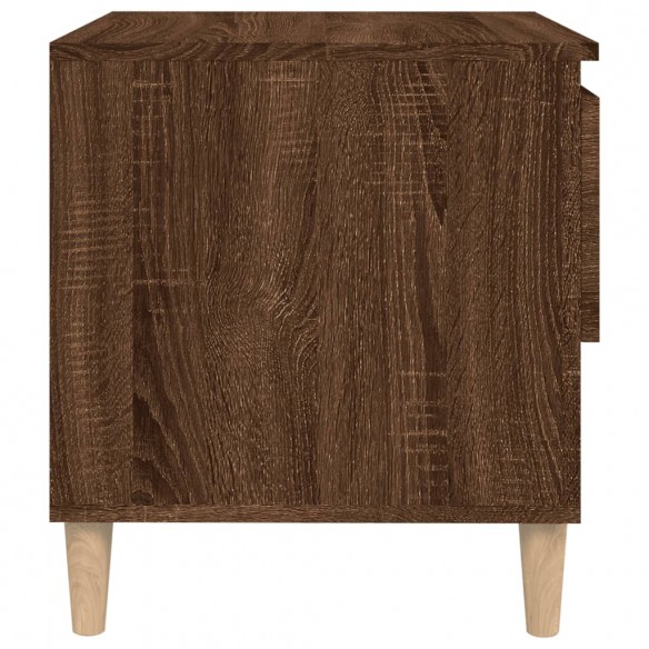 Table de chevet Chêne brun 50x46x50 cm  Table de chevet Chêne brun 50x46x50 cm
