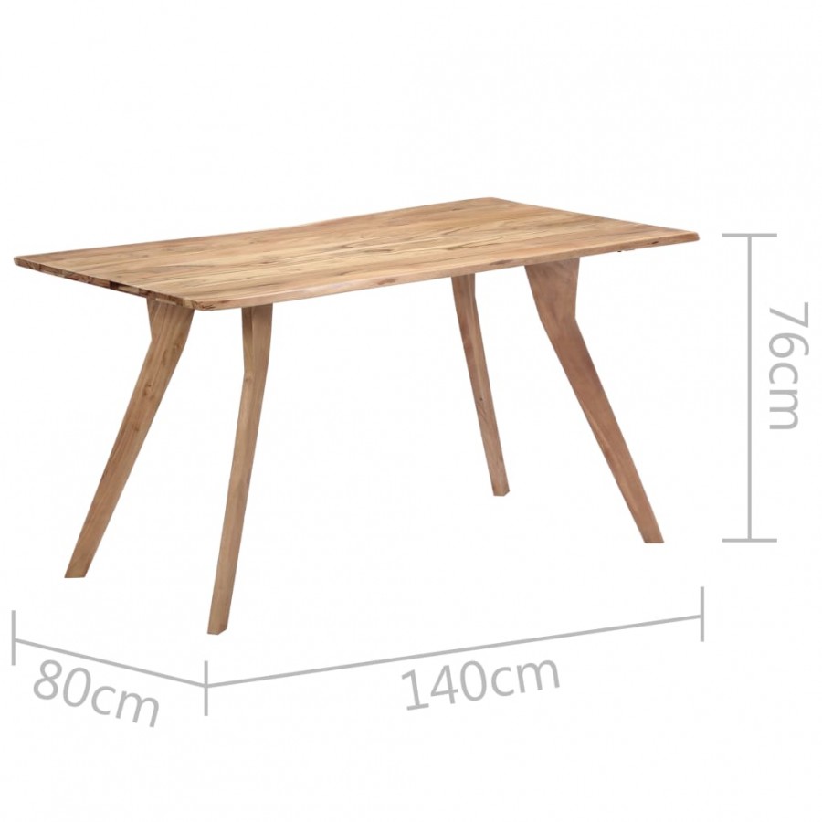 Table en bois massif| La force du design, la douceur du foyer.