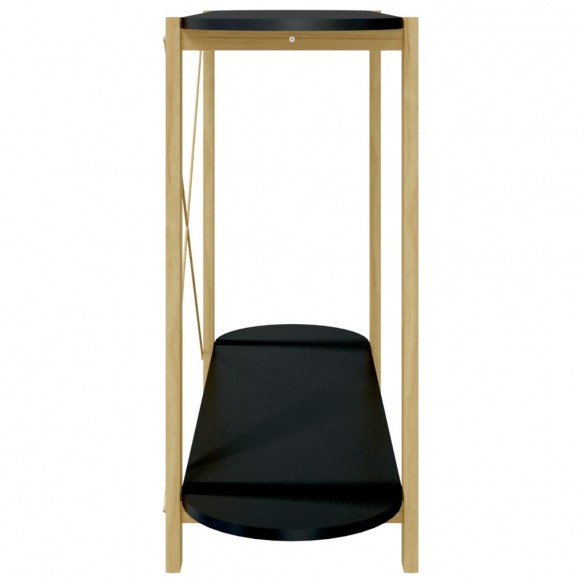 Table console Noir 110x38x75 cm 