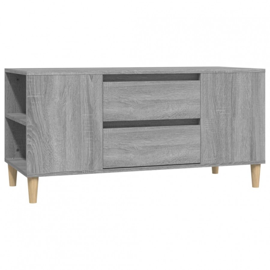 Meuble TV Sonoma gris 102x44,5x50 cm 