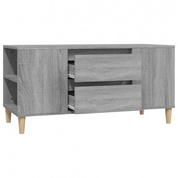 Meuble TV Sonoma gris 102x44,5x50 cm 