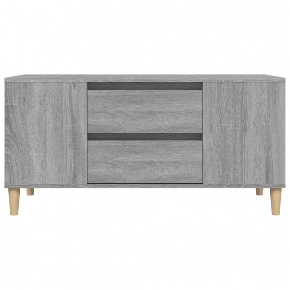 Meuble TV Sonoma gris 102x44,5x50 cm 