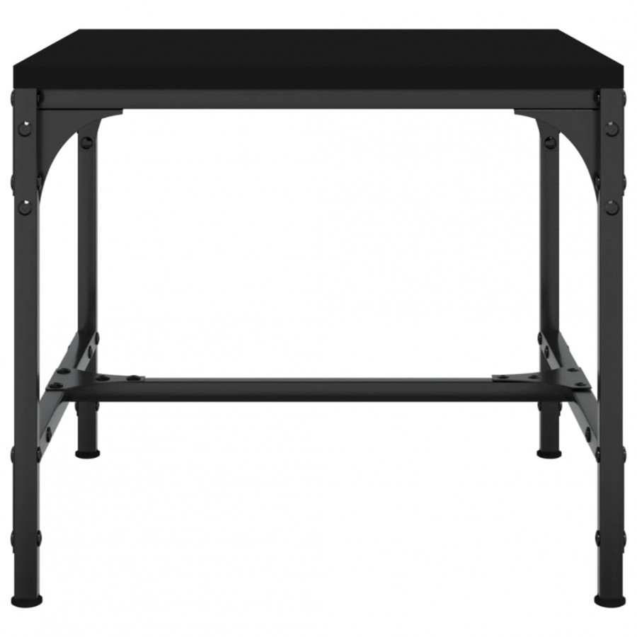 Tables d'appoint 2 pcs Noir 40x40x35 cm