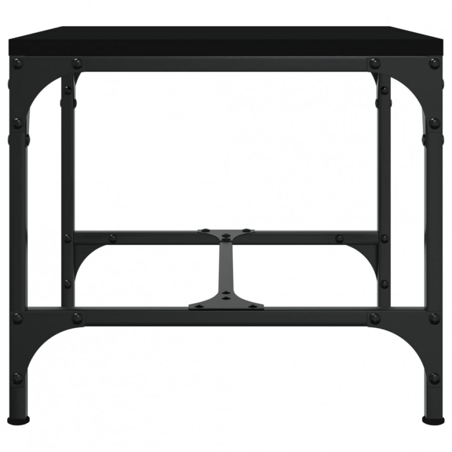 Tables d'appoint 2 pcs Noir 40x40x35 cm