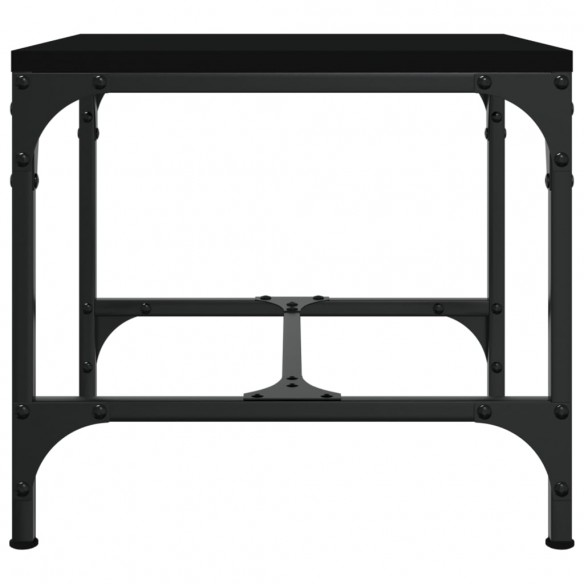 Tables d'appoint 2 pcs Noir 40x40x35 cm  Tables d'appoint 2 pcs Noir 40x40x35 cm