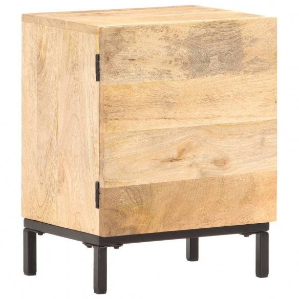 Table de chevet 40x30x51 cm Bois de manguier solide