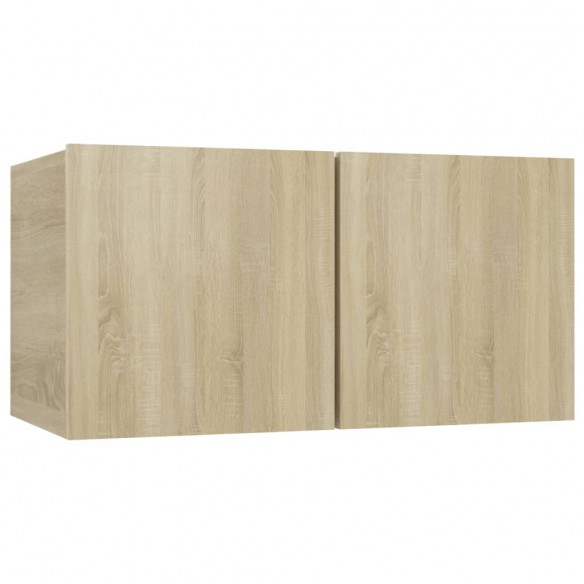 Ensemble de meubles TV 4 pcs Chêne sonoma 
