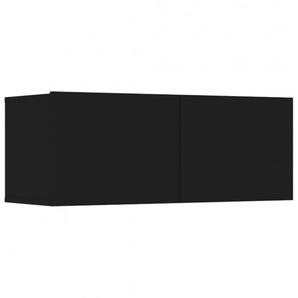 Meubles TV 4 pcs Noir 80x30x30 cm 