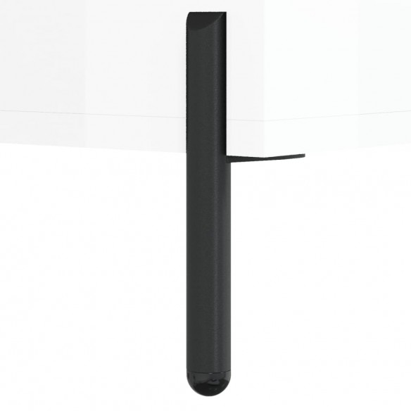 Meuble TV Blanc brillant 80x36x50 cm 