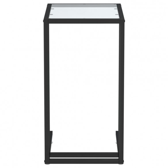 Table d'appoint ordinateur Transparent 50x35x65 cm Verre trempé Table d'appoint ordinateur Transparent 50x35x65 cm Verre trempé