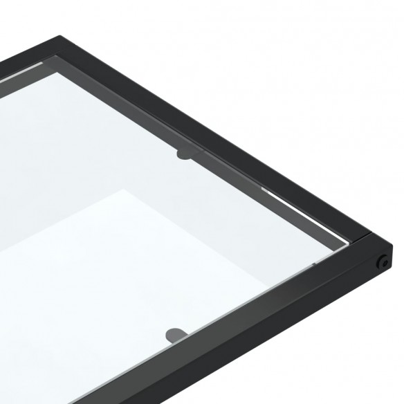 Table d'appoint ordinateur Transparent 50x35x65 cm Verre trempé Table d'appoint ordinateur Transparent 50x35x65 cm Verre trempé
