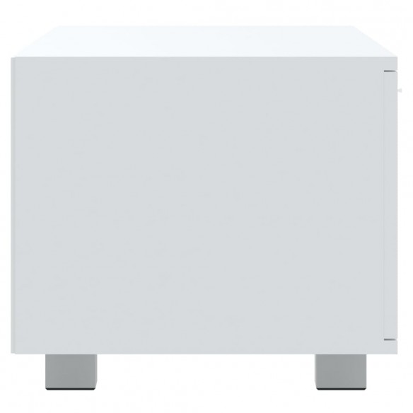 Meuble TV Blanc 120x40,5x35 cm 