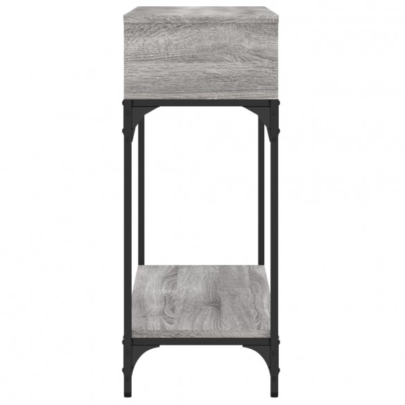 Table console sonoma gris 100x30,5x75 cm bois d'ingénierie Table console sonoma gris 100x30,5x75 cm bois d'ingénierie