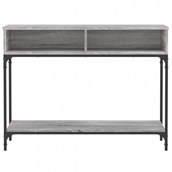 Table console sonoma gris 100x30,5x75 cm bois d'ingénierie Table console sonoma gris 100x30,5x75 cm bois d'ingénierie