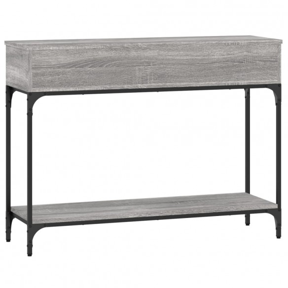 Table console sonoma gris 100x30,5x75 cm bois d'ingénierie Table console sonoma gris 100x30,5x75 cm bois d'ingénierie
