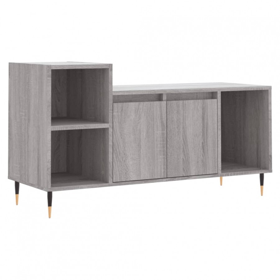 Meuble TV Sonoma gris 100x35x55 cm 
