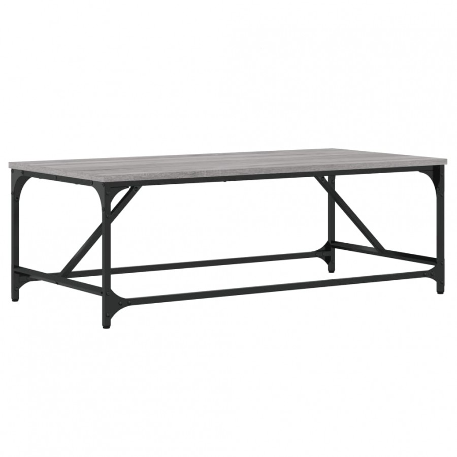 Table basse Sonoma gris 100x50x35 cm 
