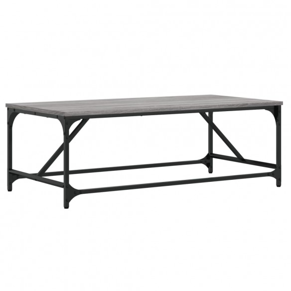 Table basse Sonoma gris 100x50x35 cm 