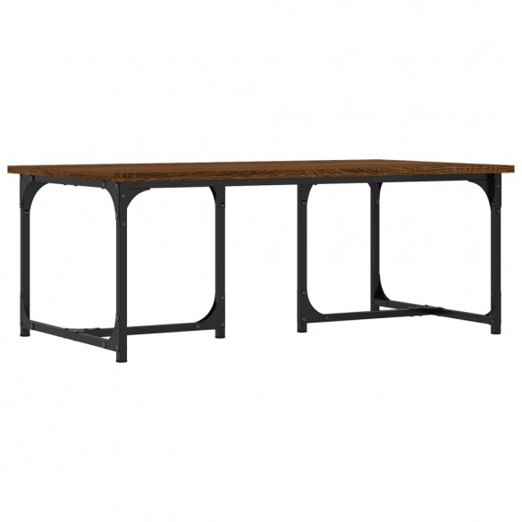 Table basse Chêne marron 90x50x35 cm 