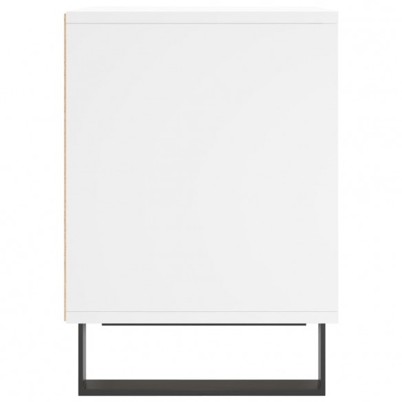 Tables de chevet 2 pcs blanc 40x35x50 cm bois d’ingénierie