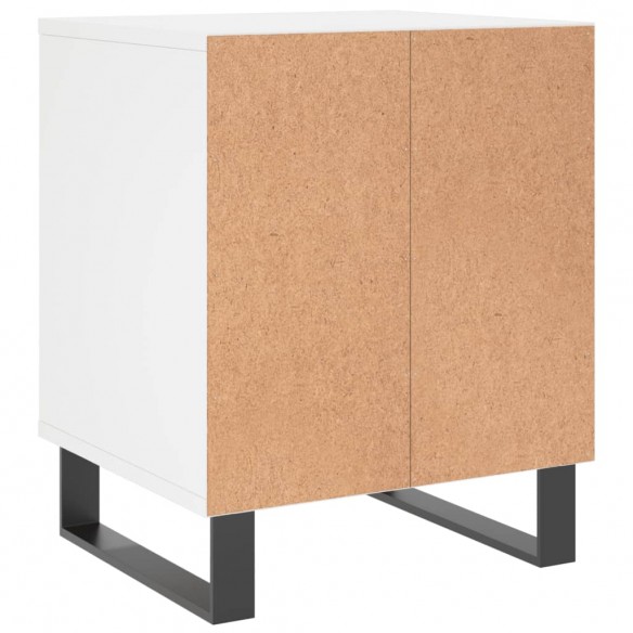 Tables de chevet 2 pcs blanc 40x35x50 cm bois d’ingénierie