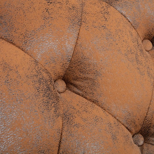 Chaise longue Marron Similicuir daim Chaise longue Marron Similicuir daim