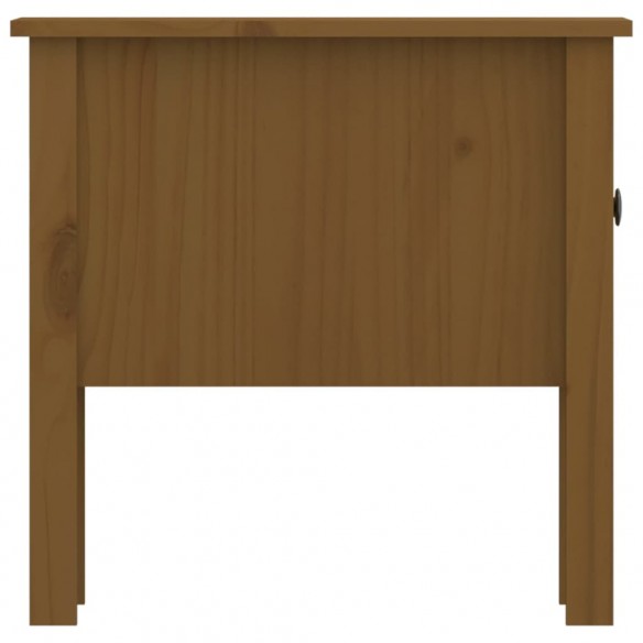Tables d'appoint 2pcs Marron miel 50x50x49cm Bois massif de pin Tables d'appoint 2pcs Marron miel 50x50x49cm Bois massif de pin