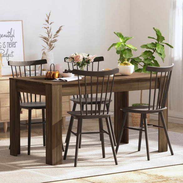 Table à dîner Chêne marron 140x74,5x76 cm 