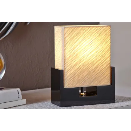 Lampe design en tissu de latex plissé  beige