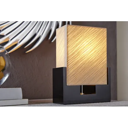 Lampe design en tissu de latex plissé  beige 2