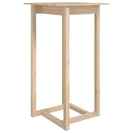 Table de bar 60x60x110 cm Bois massif de pin 2