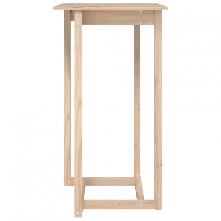 Table de bar 60x60x110 cm Bois massif de pin