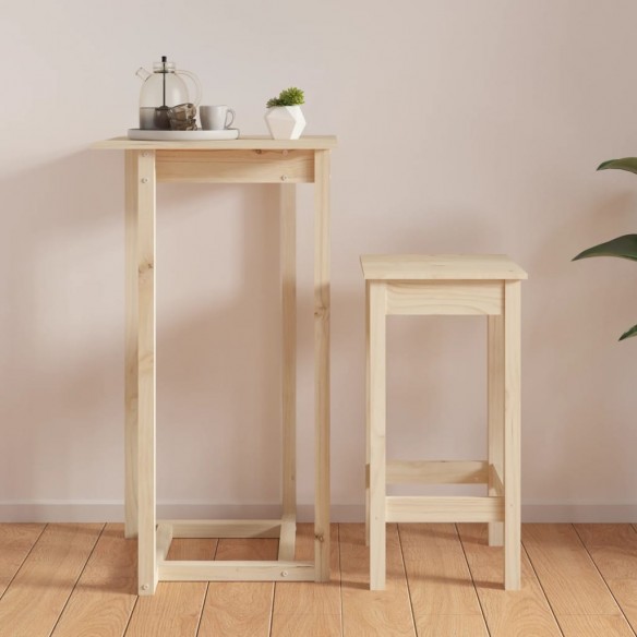 Table de bar 60x60x110 cm Bois massif de pin Table de bar 60x60x110 cm Bois massif de pin