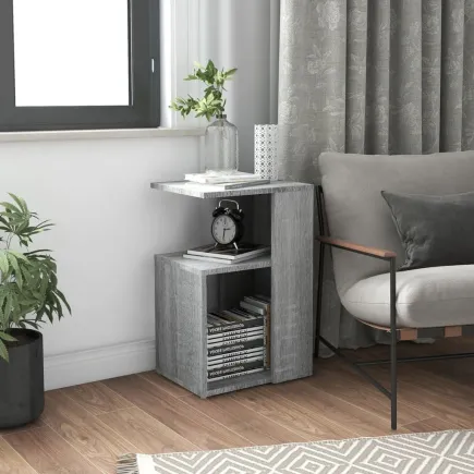 Table d'appoint Sonoma gris 36x30x56 cm