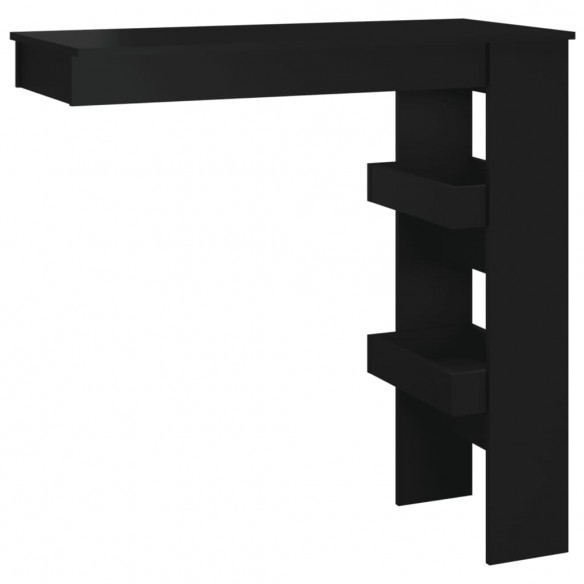 Table de bar murale Noir 102x45x103,5 cm  Table de bar murale Noir 102x45x103,5 cm