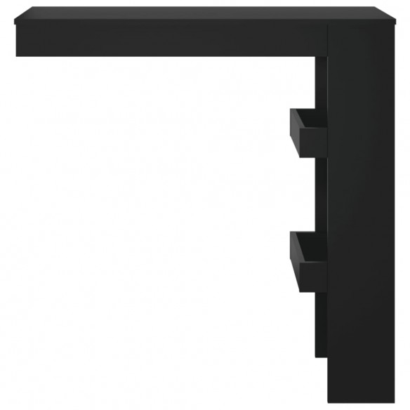 Table de bar murale Noir 102x45x103,5 cm  Table de bar murale Noir 102x45x103,5 cm